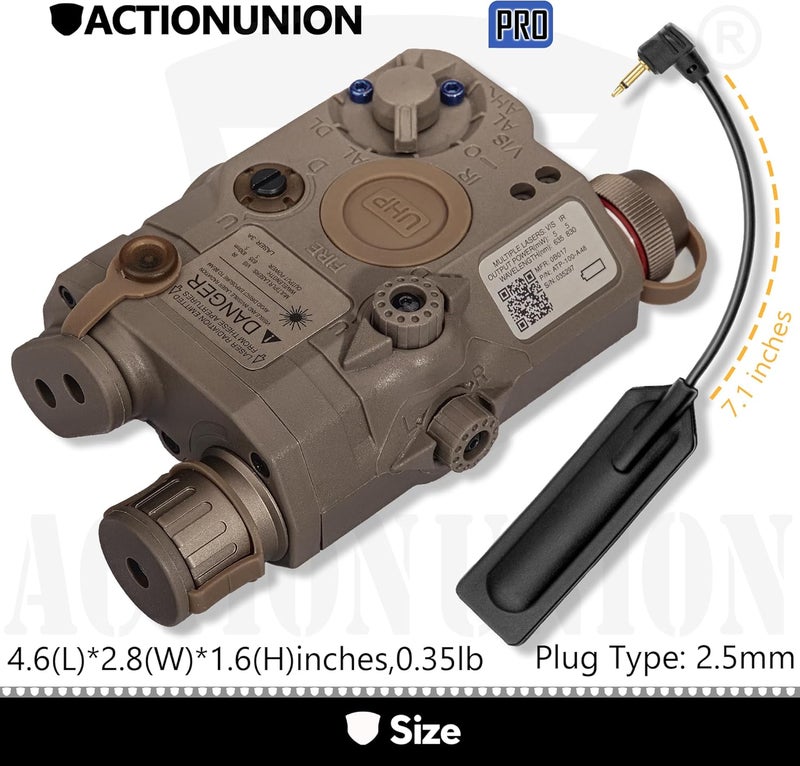 ACTIONUNION ليزر أيرسوفت PEQ-15S برو UHP الأزرق المرئي + ليزر IR + مصباح LED أبيض - Image 5